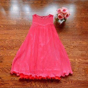 Anthropologie Maeve Layered Pleat Swing Dress